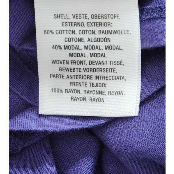 Maeve for Anthropologie Maddie Printed Paisley Top | Purple Multicolor | Size S - Picture 9 of 10